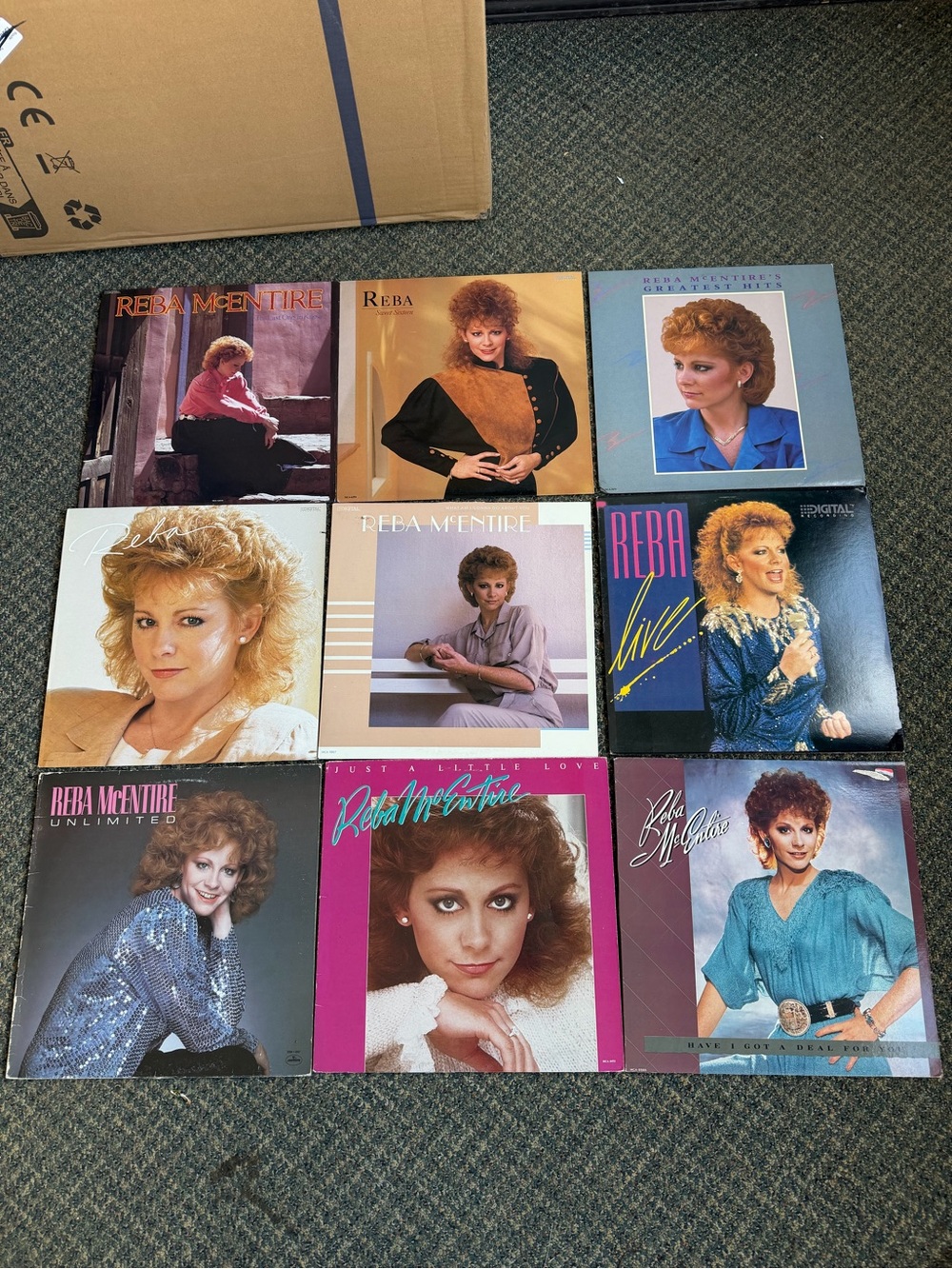Reba McEntire Vintage Vinyl Records